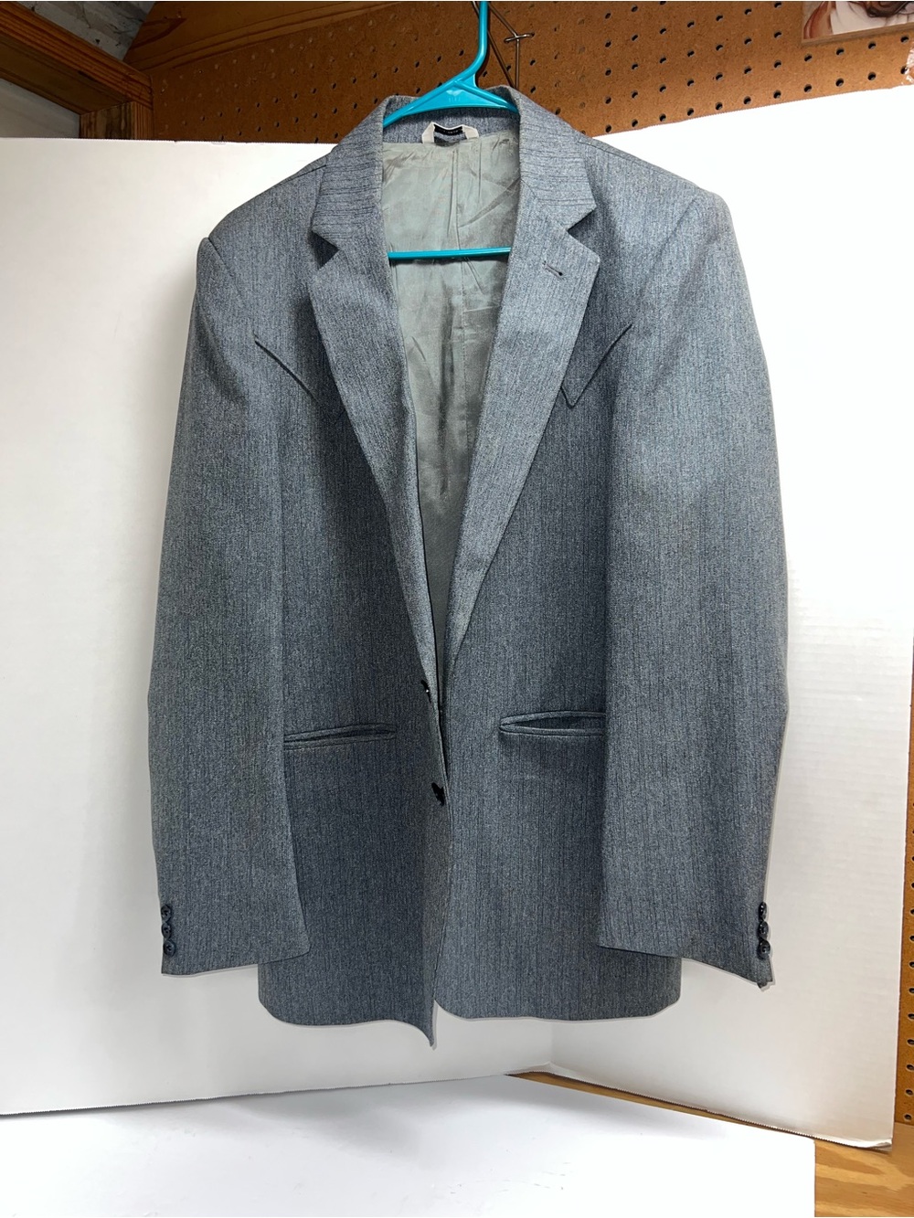 Vintage Silverado Classic Men's Gray Blazer - Versatile Tailored Jacket Western
